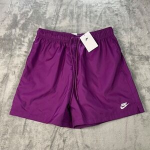 Nike Sportswear Shorts Mens Size Small Purple Above The Knee Flow 5"‎ Training